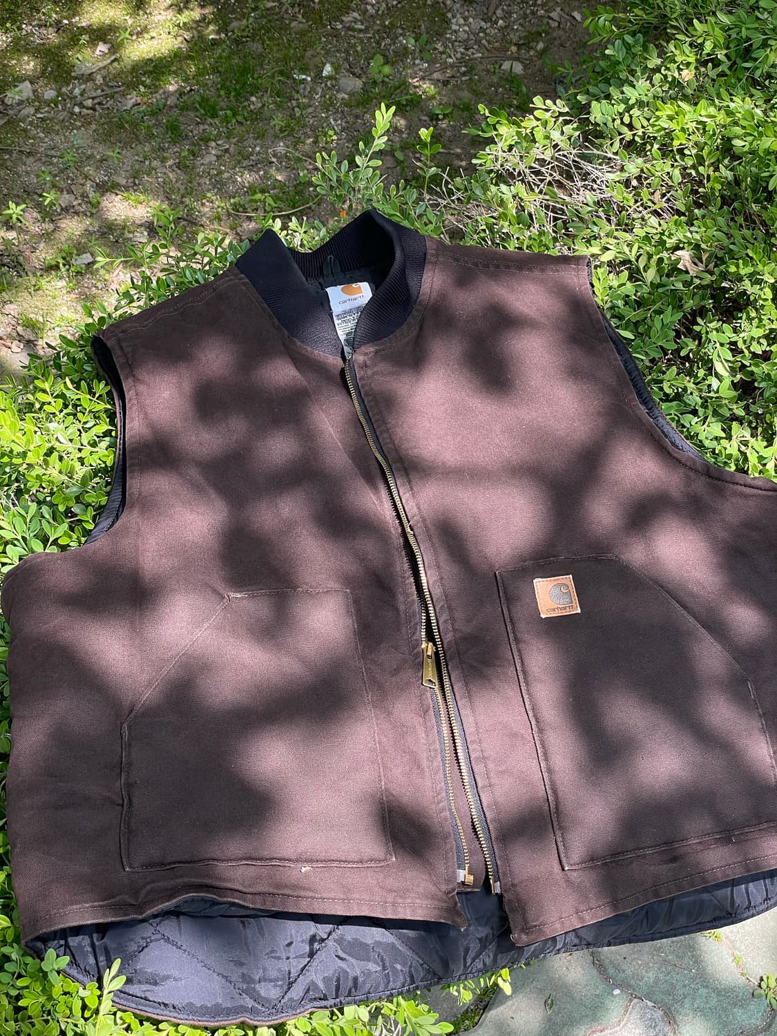 빈티지 칼하트 베스트 브라운xxl 상품이미지9