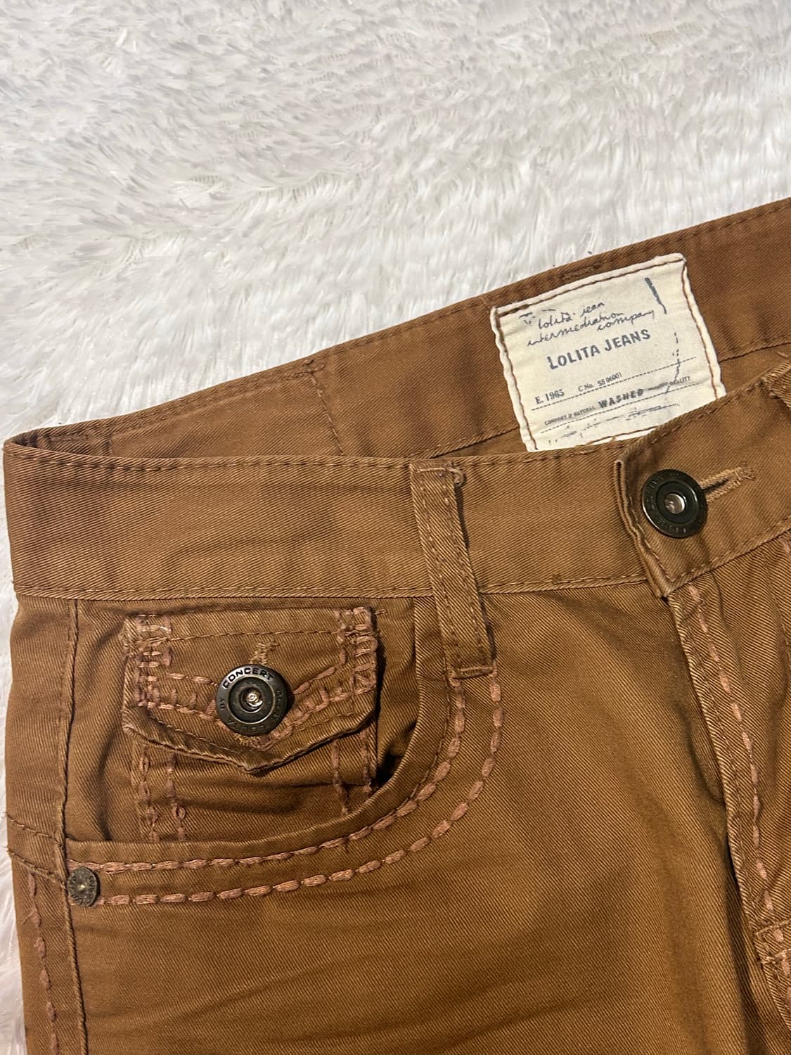 Lolita jeans zipper detailed pants 상품이미지2