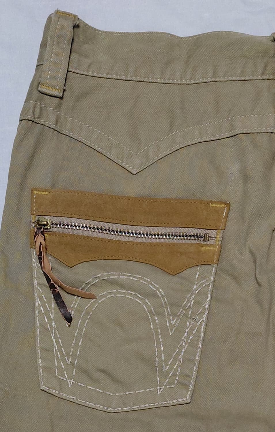 [32] 에드윈(EDWIN) 빈티지 웨스턴 지퍼 디테일 하프 팬츠 상품이미지5