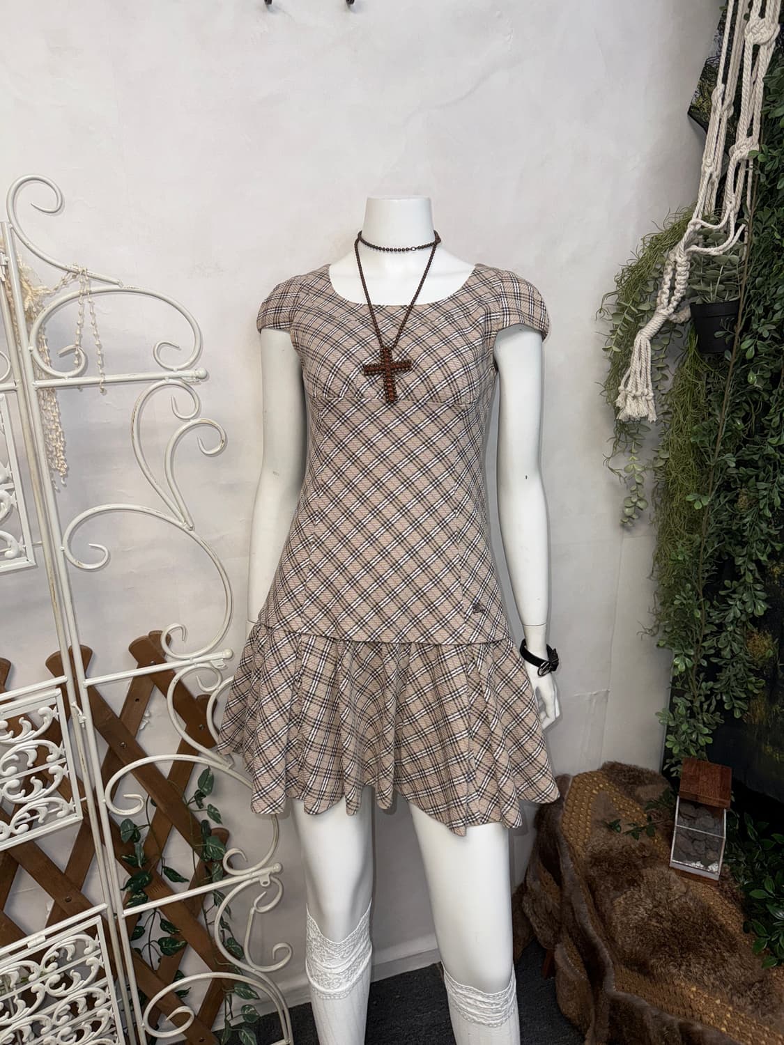 Burberry nova check half pleats ops 상품이미지5