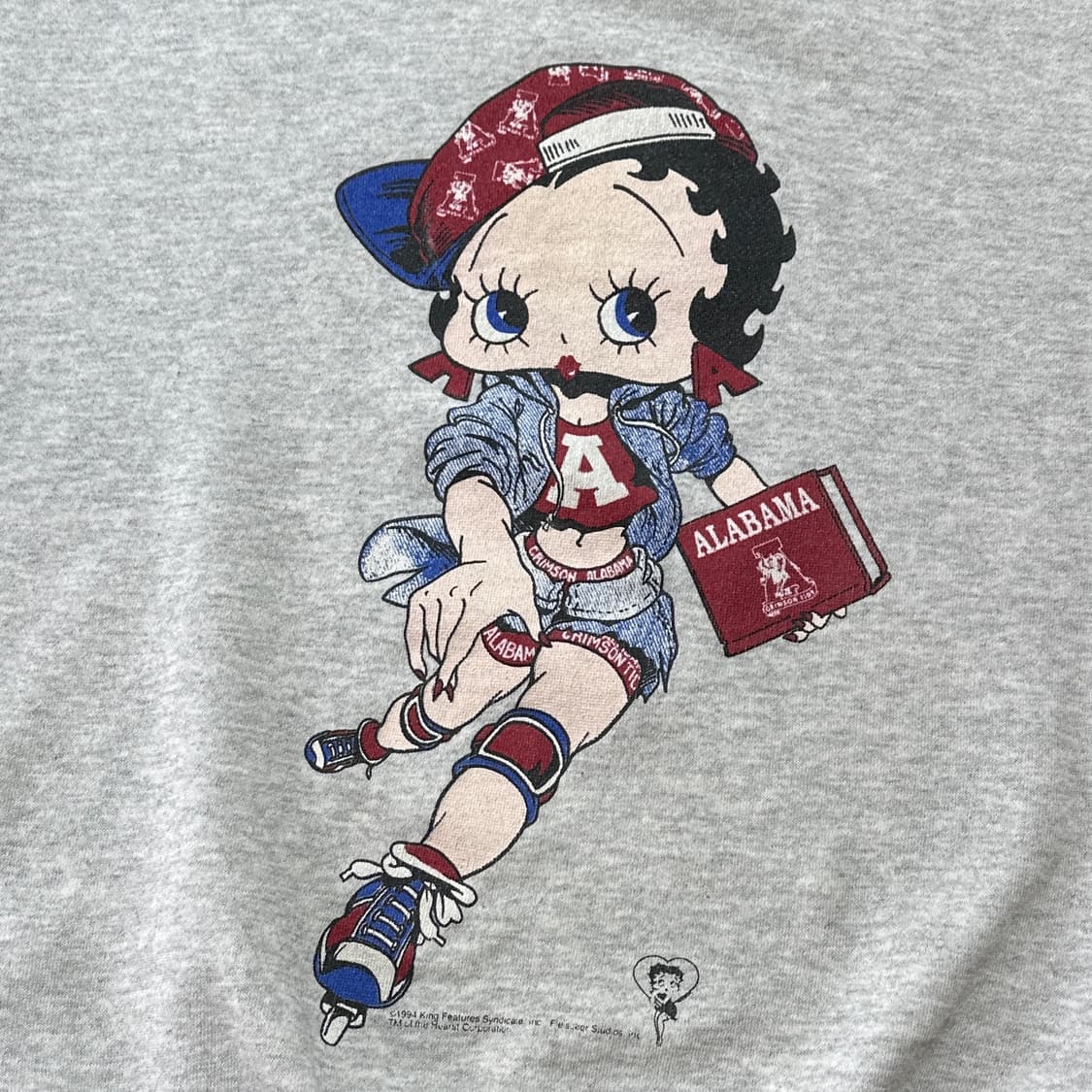 90s USA 베티붑 빈티지 스웻셔츠 XL 상품이미지3