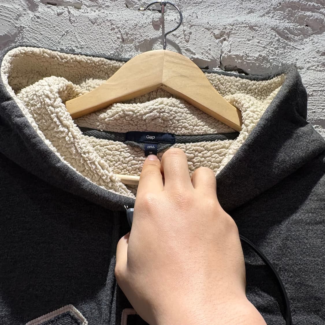 GAP 갭 양털 후드집업 상품이미지3