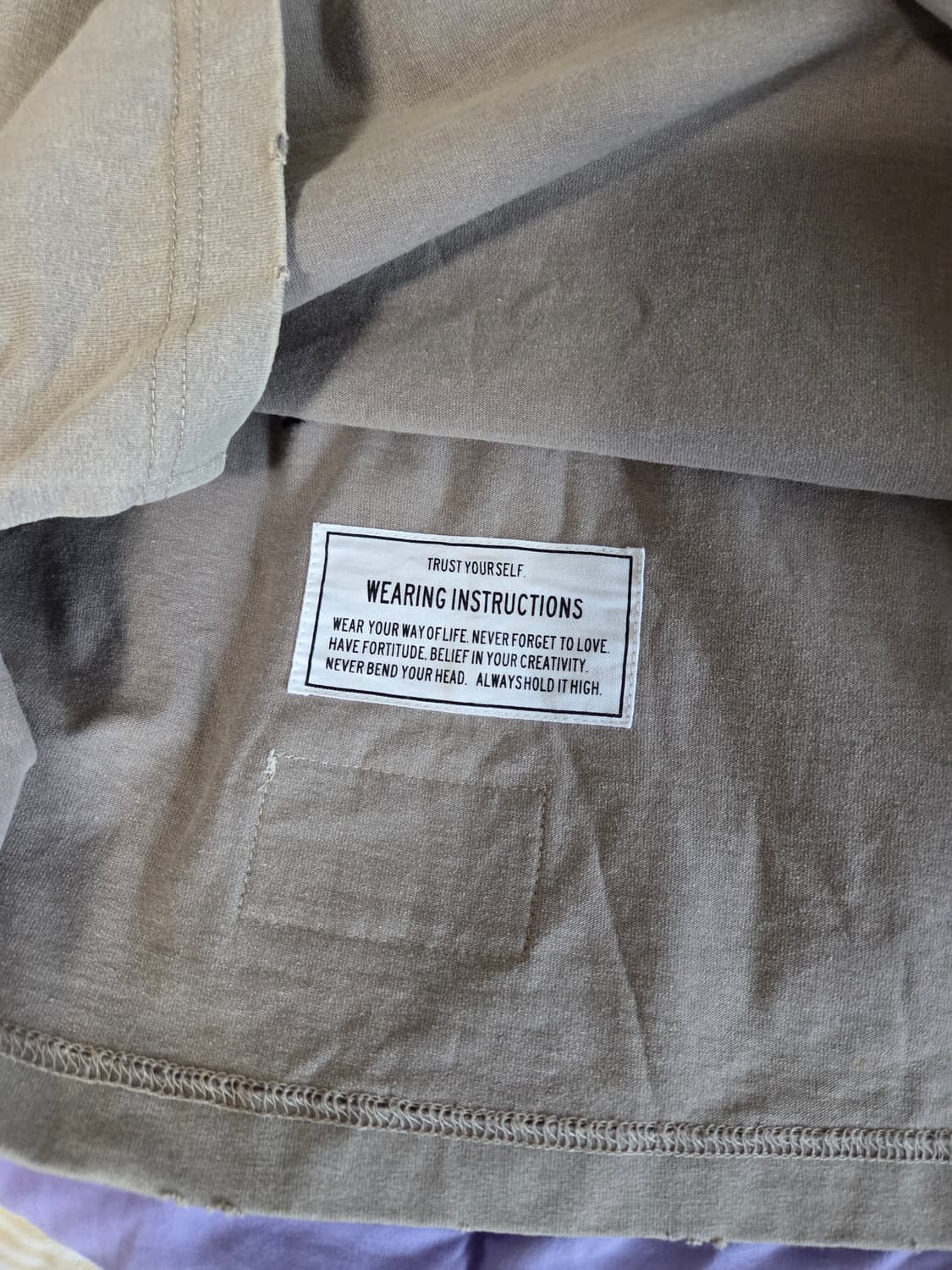 메종 미하라 야스히로 강아지 프린팅 드스트레스드 반팔 티셔츠 상품이미지3