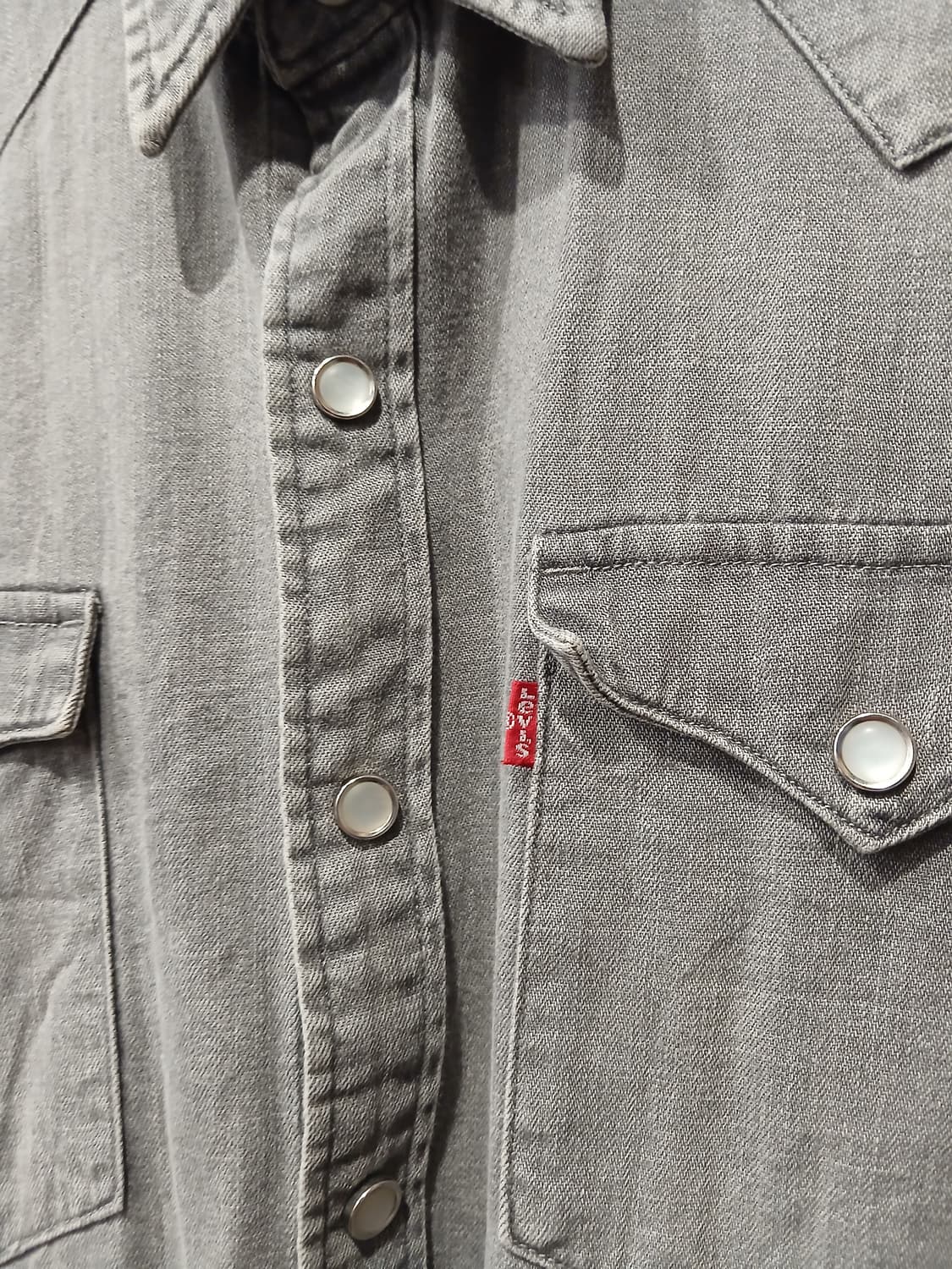 무배) 리바이스 레드탭 워싱 웨스턴셔츠 - M 상품이미지2