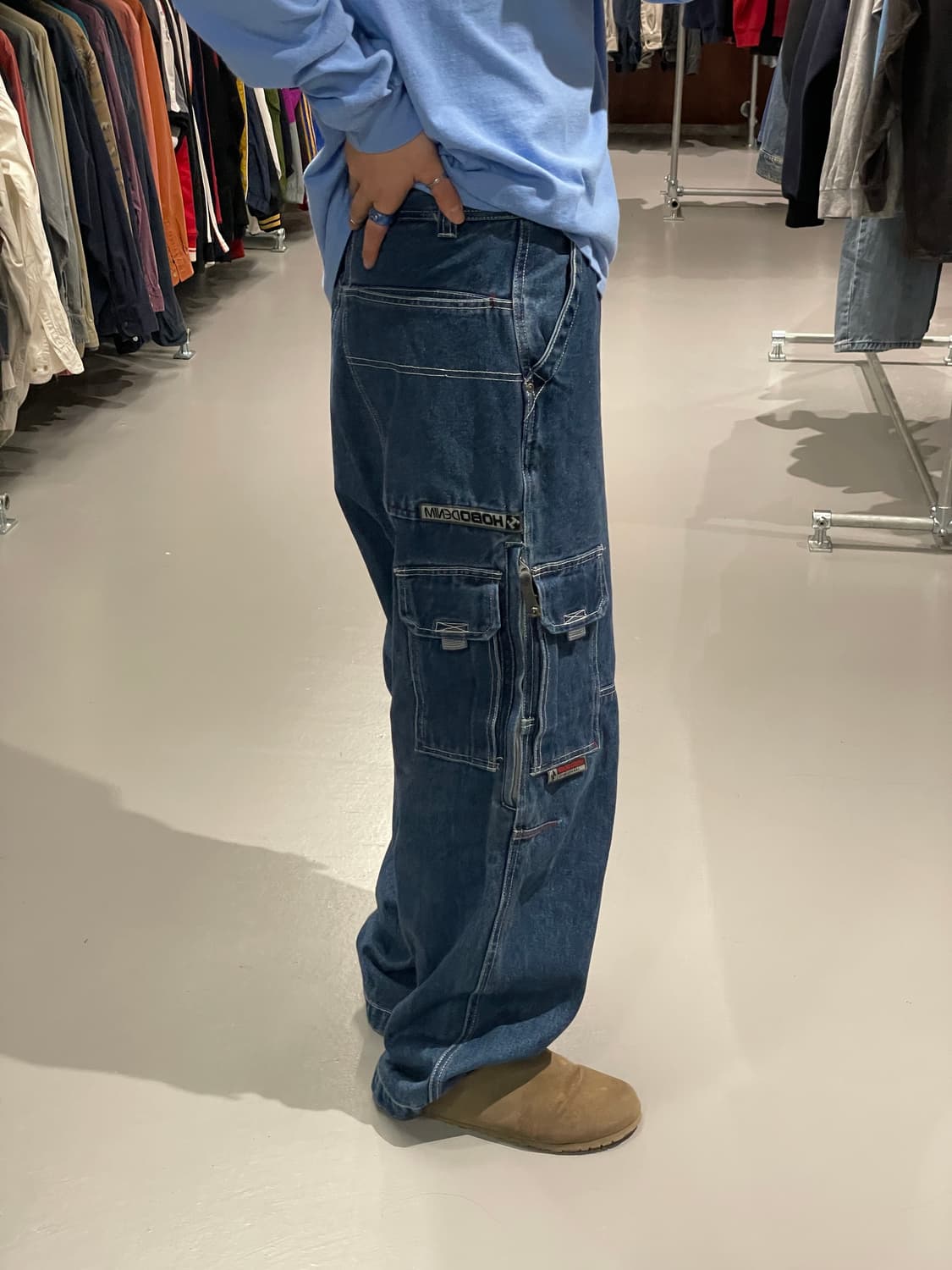 빈티지 힙합 데님 팬츠 상품이미지3