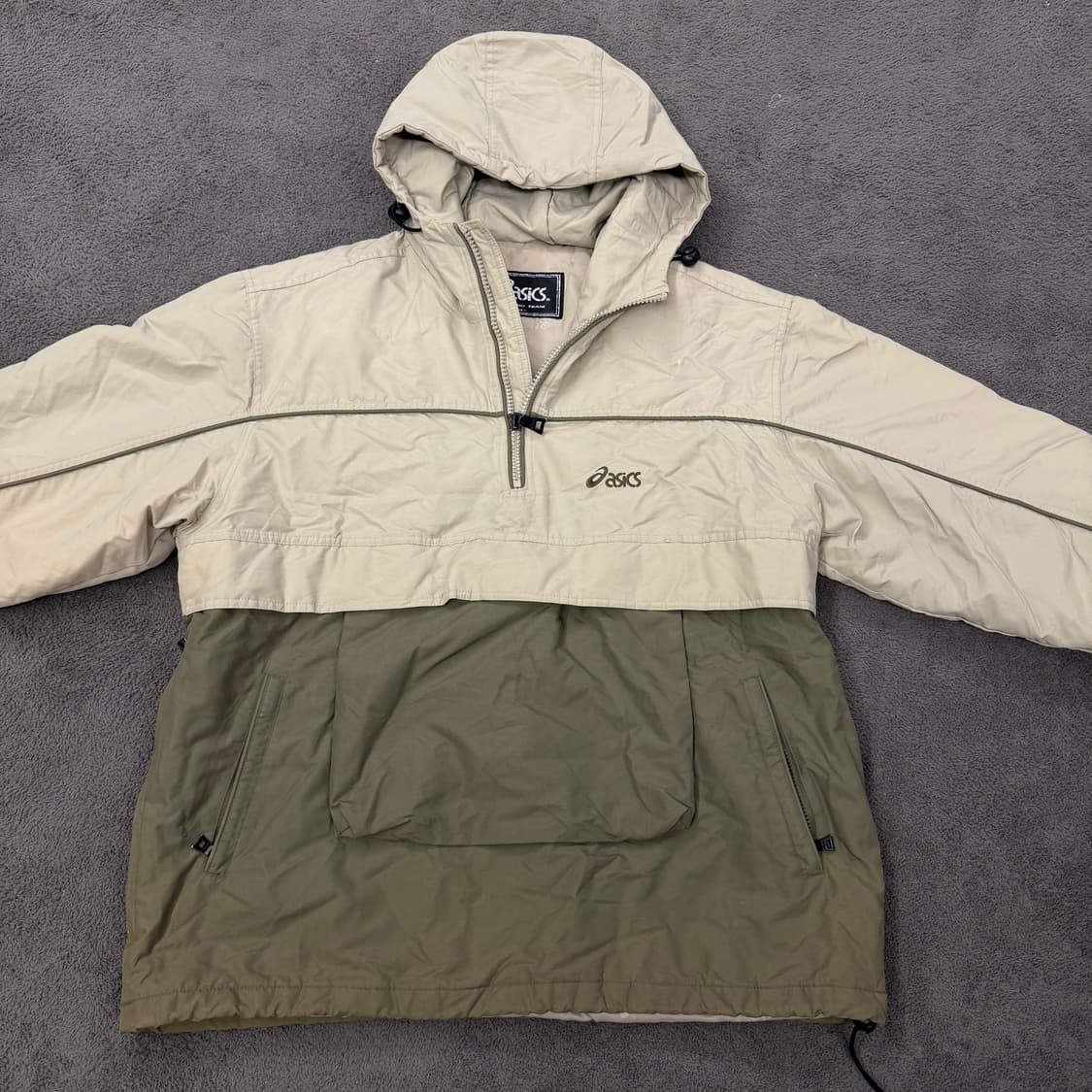 [ 정품/100 ] 아식스 올드스쿨 아노락 바람막이 자켓 상품이미지3