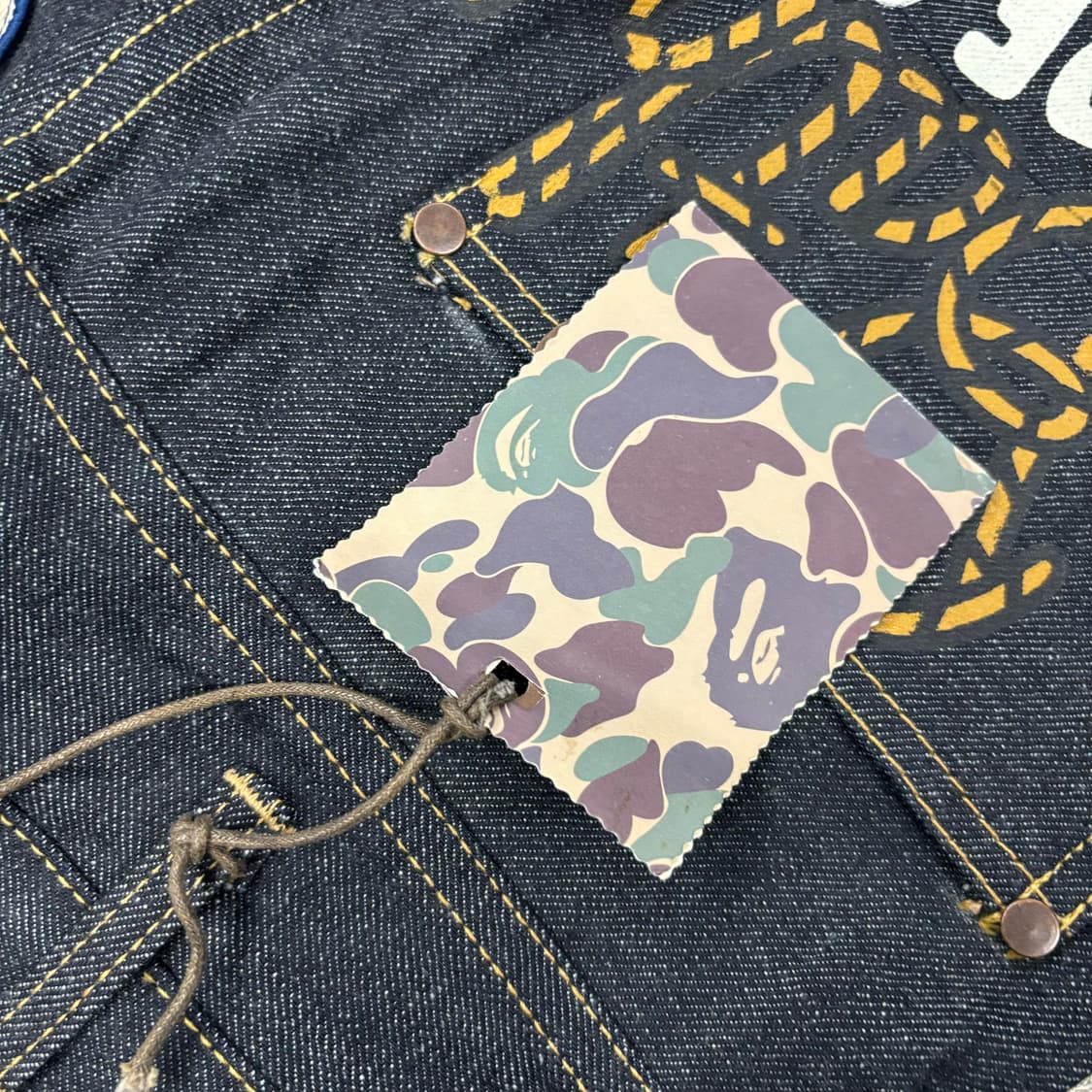 [정품/S] 베이프 레어 희귀 청바지 데님팬츠  상품이미지4