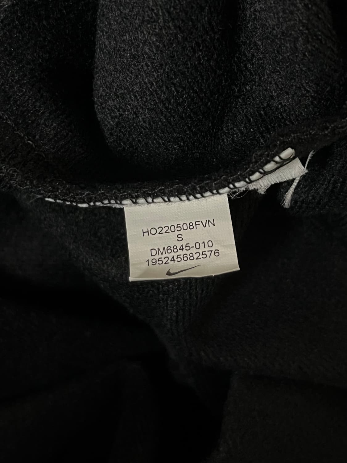 S) 나이키 클럽 pk 트랙수트 블랙 반집업 티셔츠 상품이미지4