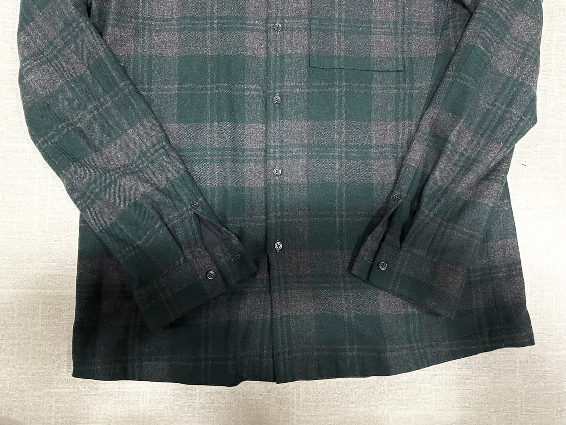 타임 울 혼방 체크 상품이미지3