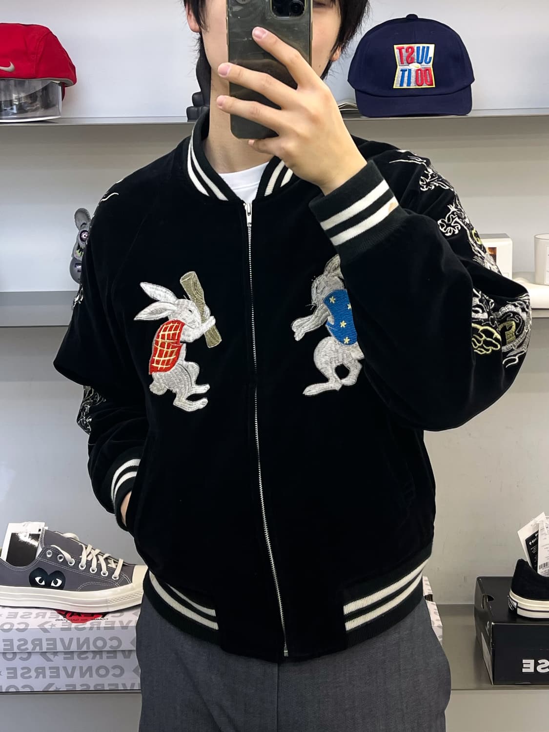 호시히메 문 래빗 벨벳 스카쟌 상품이미지2