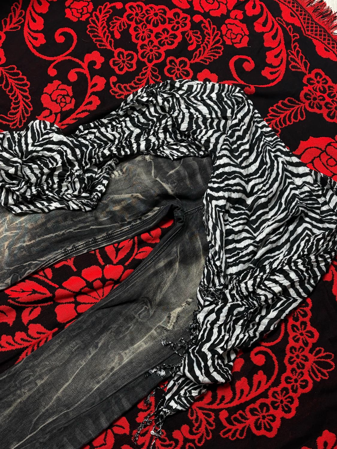 Zebra Rock-Punk muffler 상품이미지2