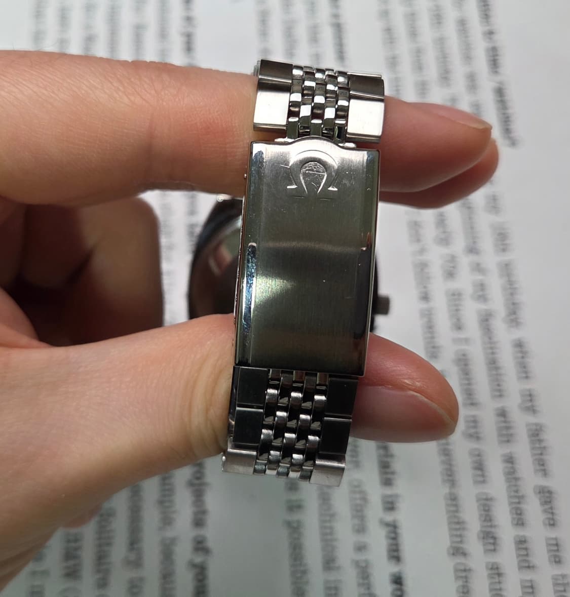 빈티지 오메가 씨마스터 테레비 데이데이트 실버판 (일자형 브슬 ver) 상품이미지8