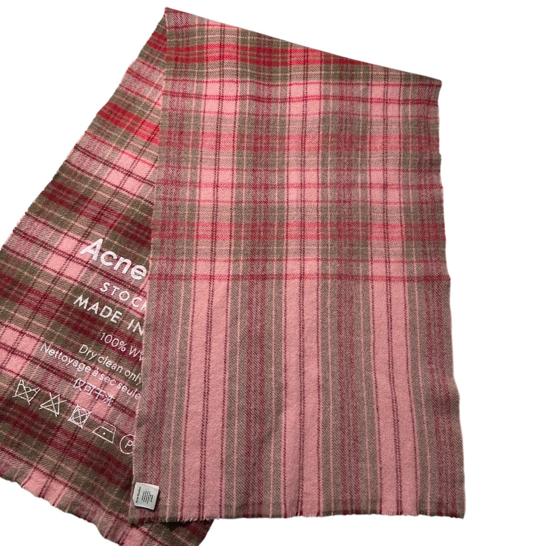 아크네 스튜디오 타탄체크 머플러 목도리 상품이미지3