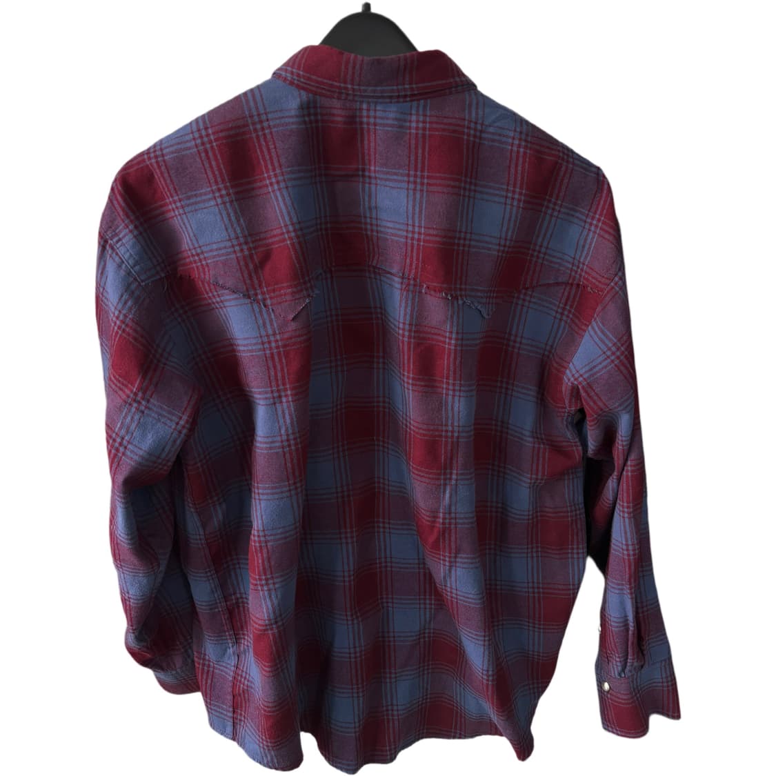 데어드 체크 셔츠 SILVER BUTTON CHECKED SHIRT 상품이미지2