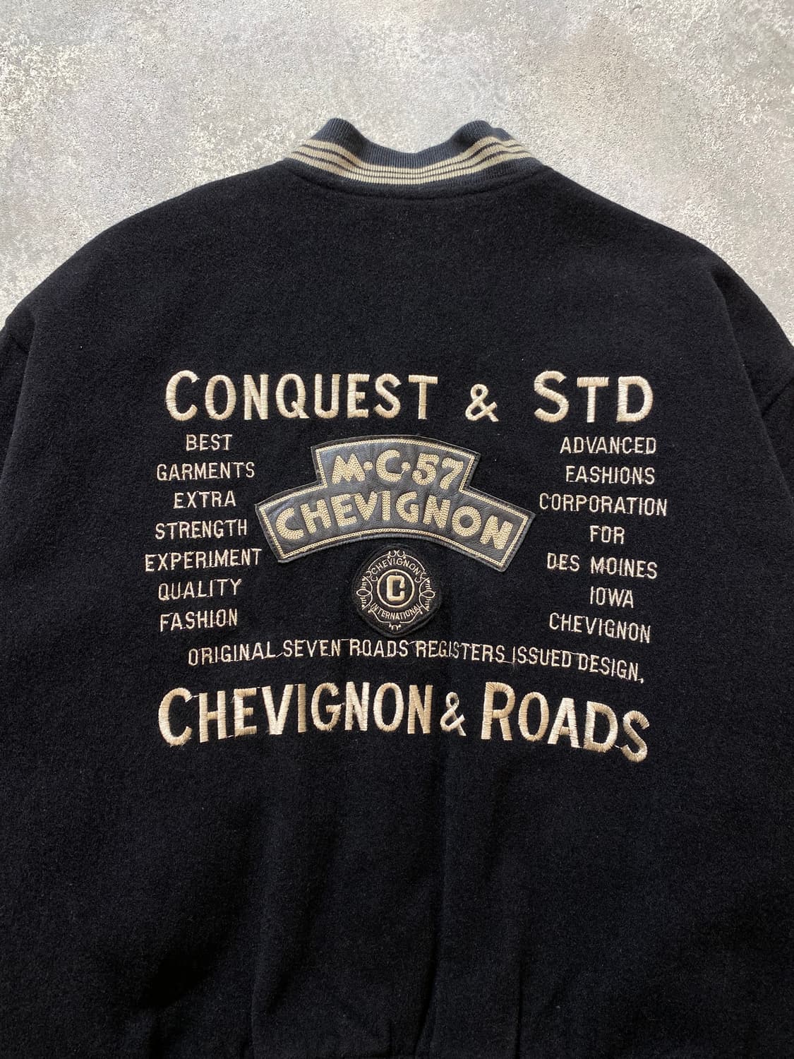 [XL] 90s CHEVIGNON 빈티지 울 바시티 자켓 상품이미지2