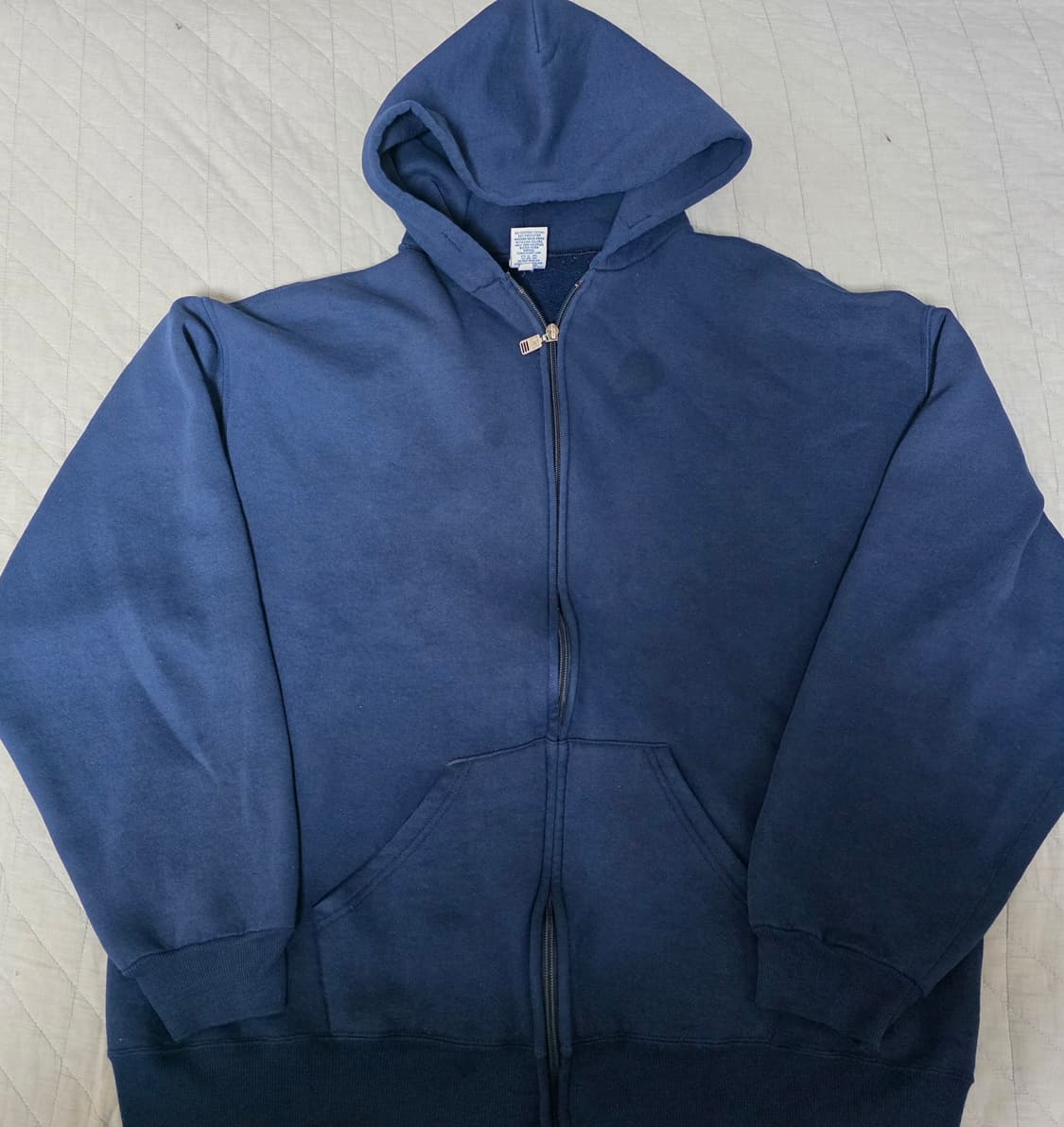 [L] 90s 러셀 애슬레틱 후드집업 네이비 위얼드컨디션 ver.19 상품이미지1