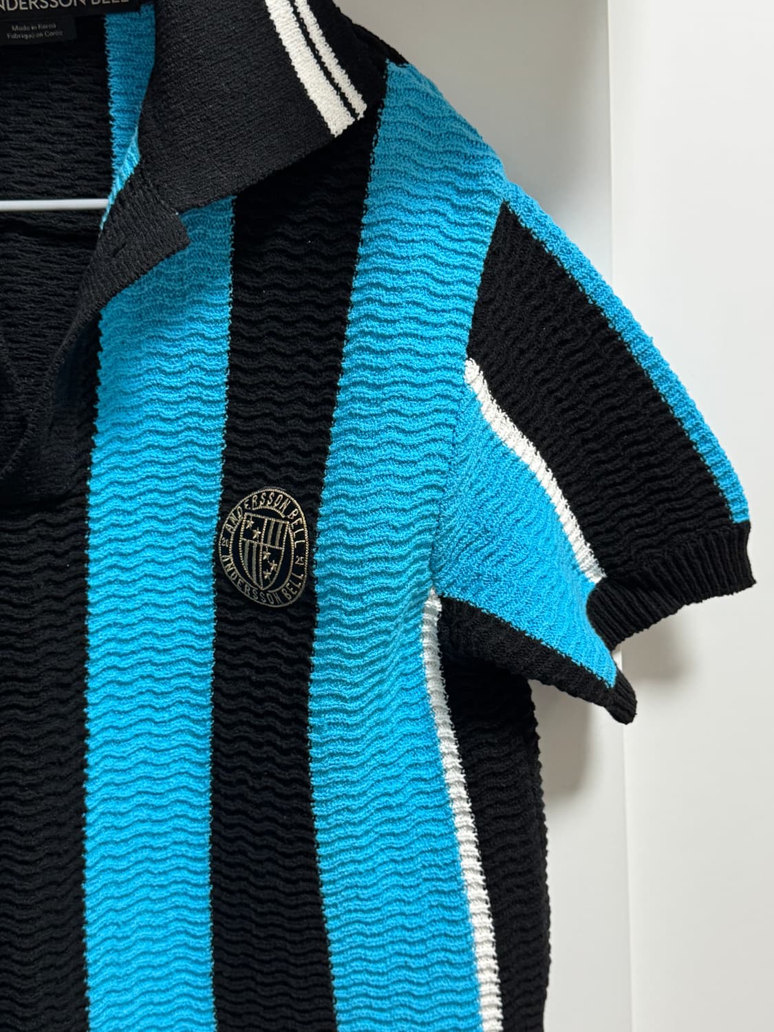 앤더슨벨 스트라이프 사커 폴로 스웨터 상품이미지7
