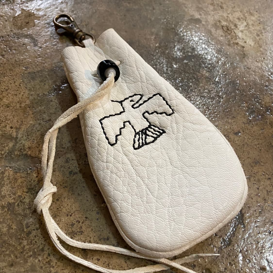 사슴가죽 파우치 키링 상품이미지3