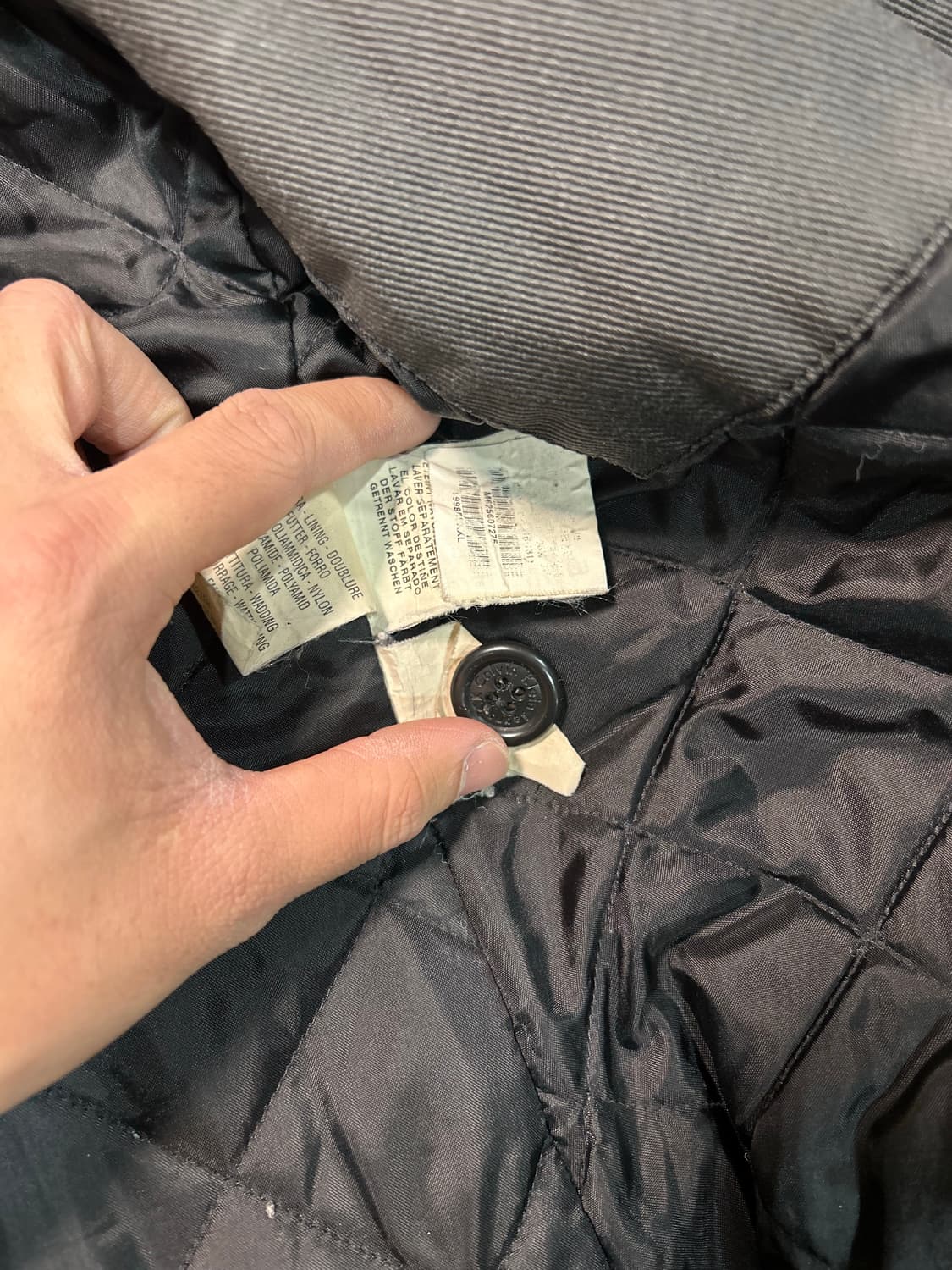 [XL] 90s 캘빈 클라인 왁스 벨티드 카코트 상품이미지6