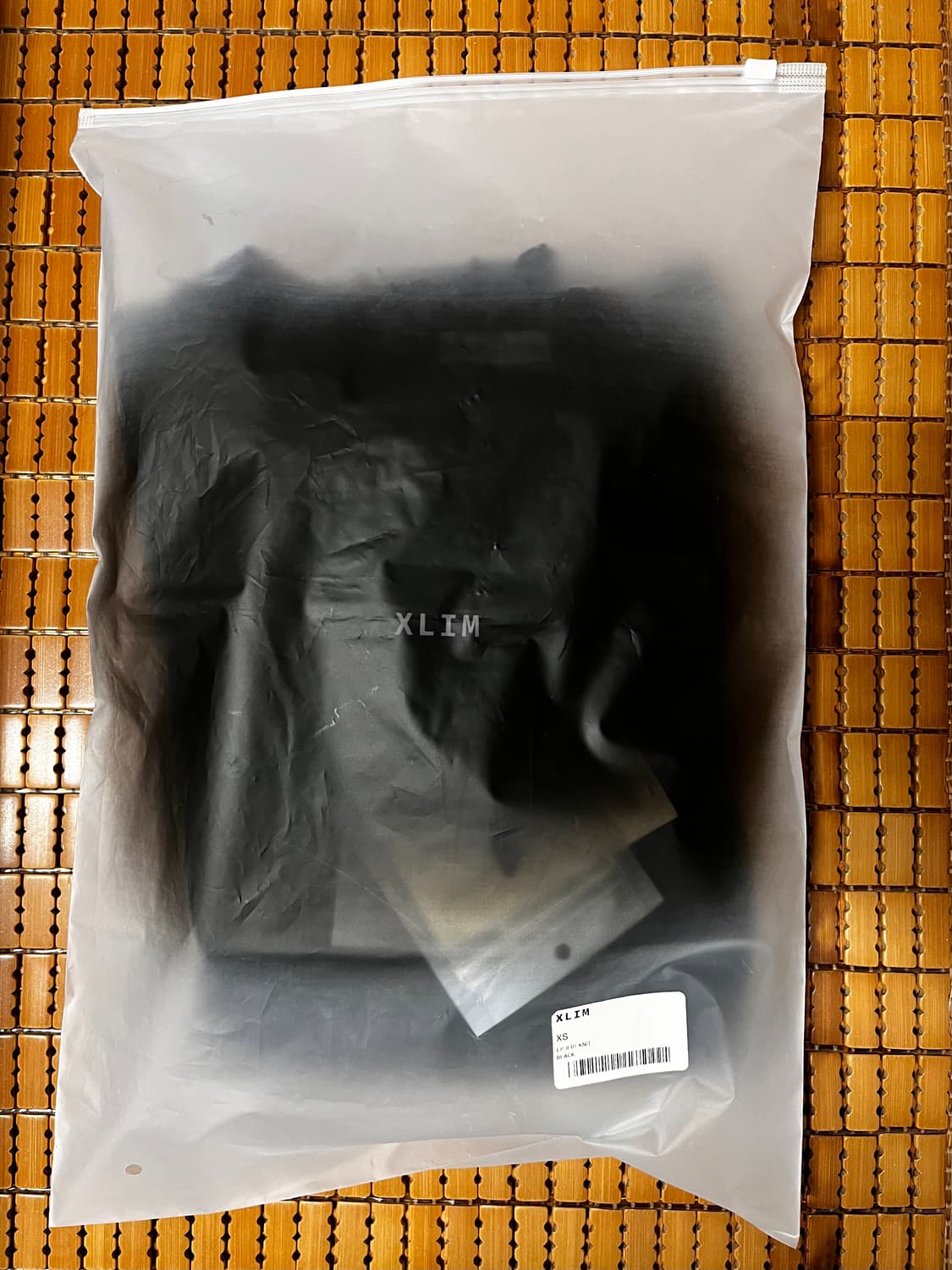 XS사이즈) xlim EP.8 01 KNIT BLACK 상품이미지7