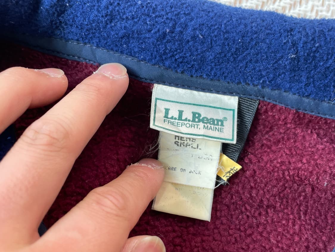 빈티지 LL.bean  엘엘빈 플리스 자켓 J03325 상품이미지8