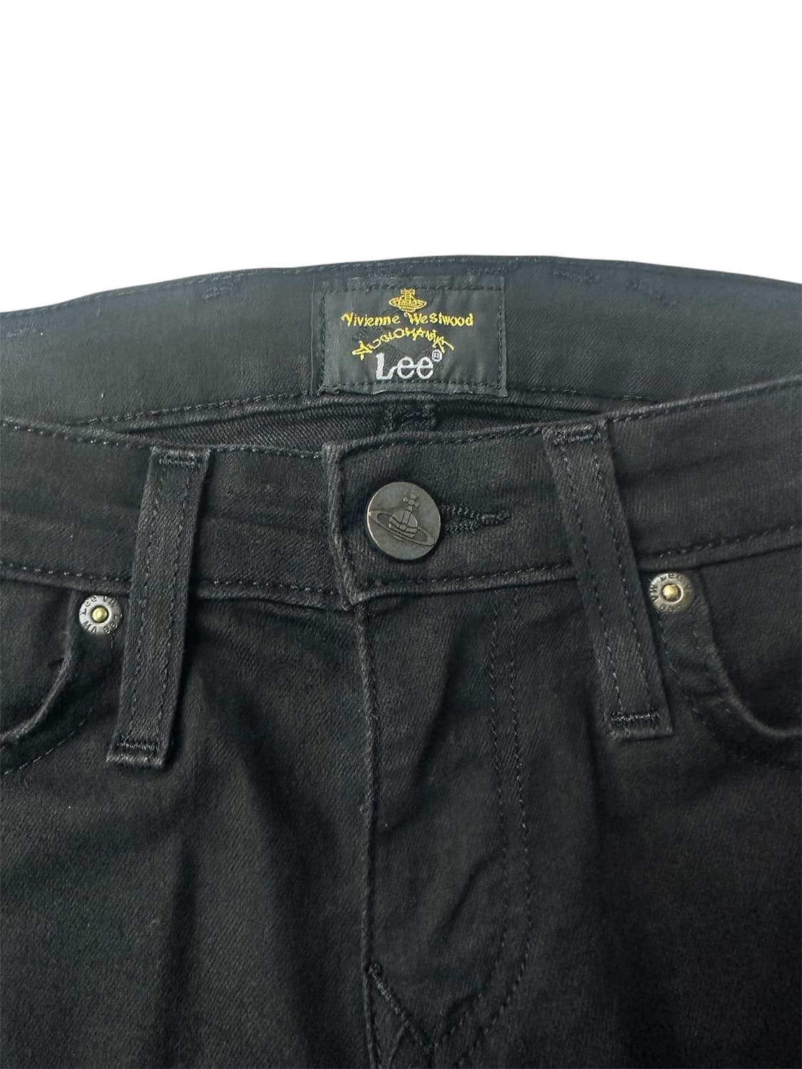 비비안웨스트우드 lee 블랙 데님팬츠 상품이미지4