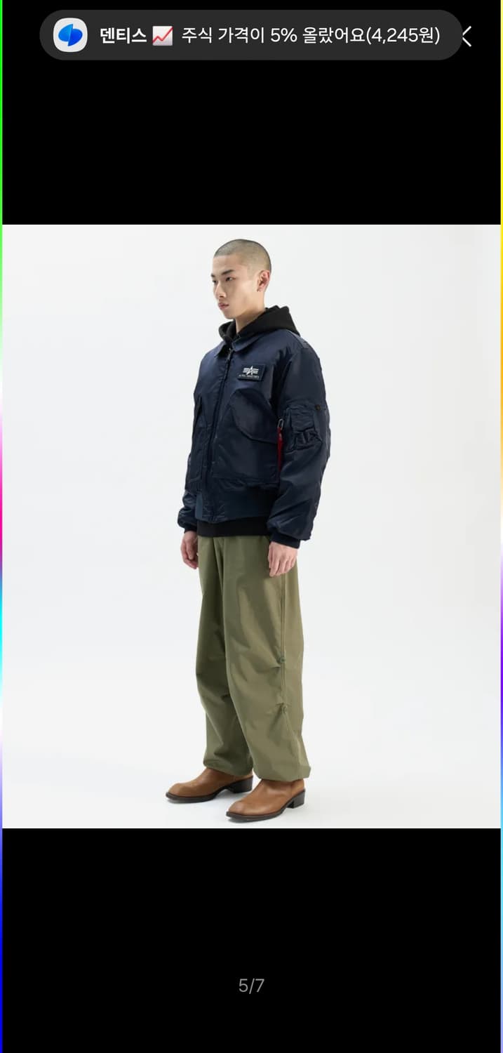 알파 인더스트리 CWU 45P 항공 점퍼 (네이비) 상품이미지4