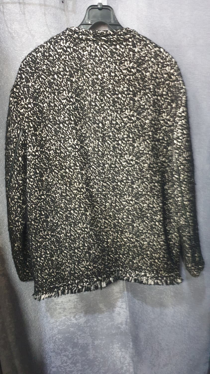 산드로 트위드 집업 자켓 블랙 상품이미지4