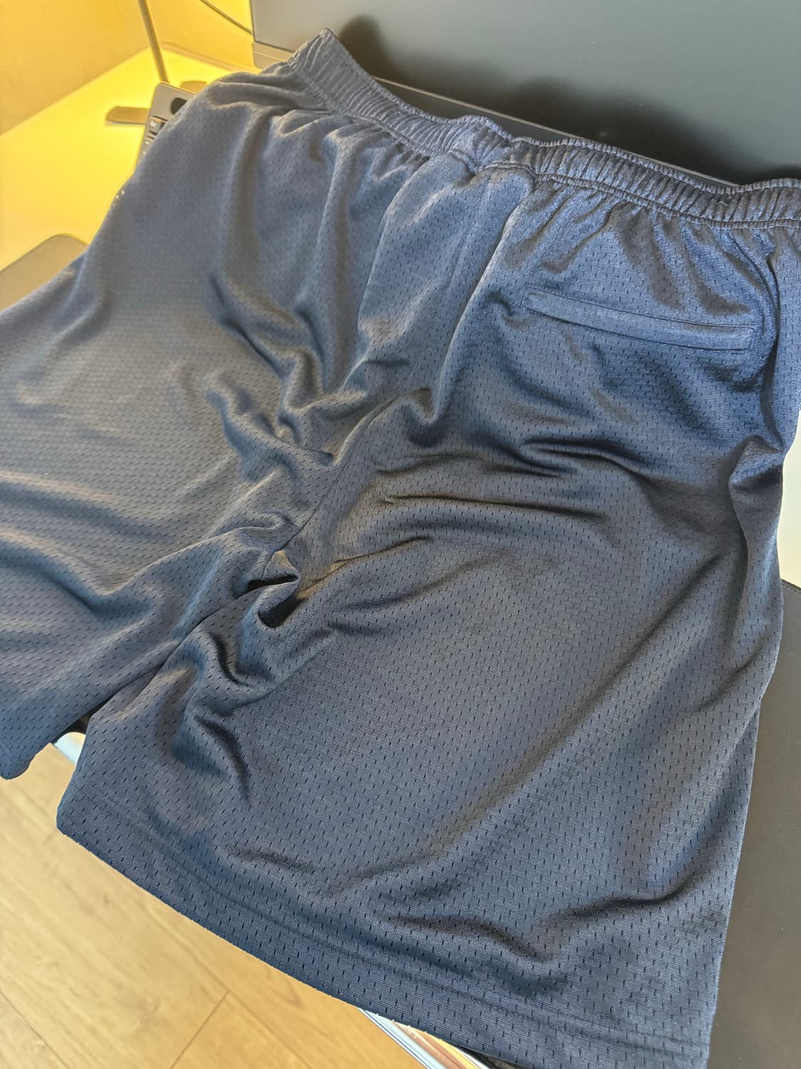 [M]슈프림 x 챔피온 메쉬 쇼츠 네이비 - 24SS 상품이미지3