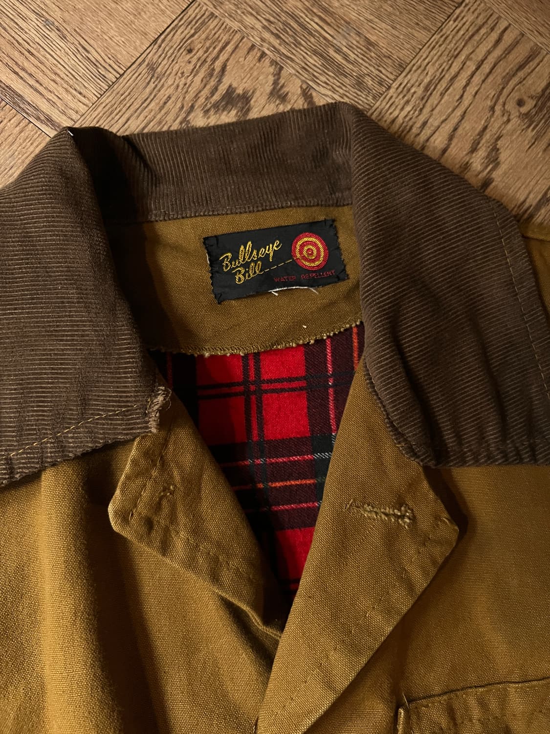 [M]60's Bullseye Bill 체크라이닝 덕 캔버스 헌팅 자켓 상품이미지2