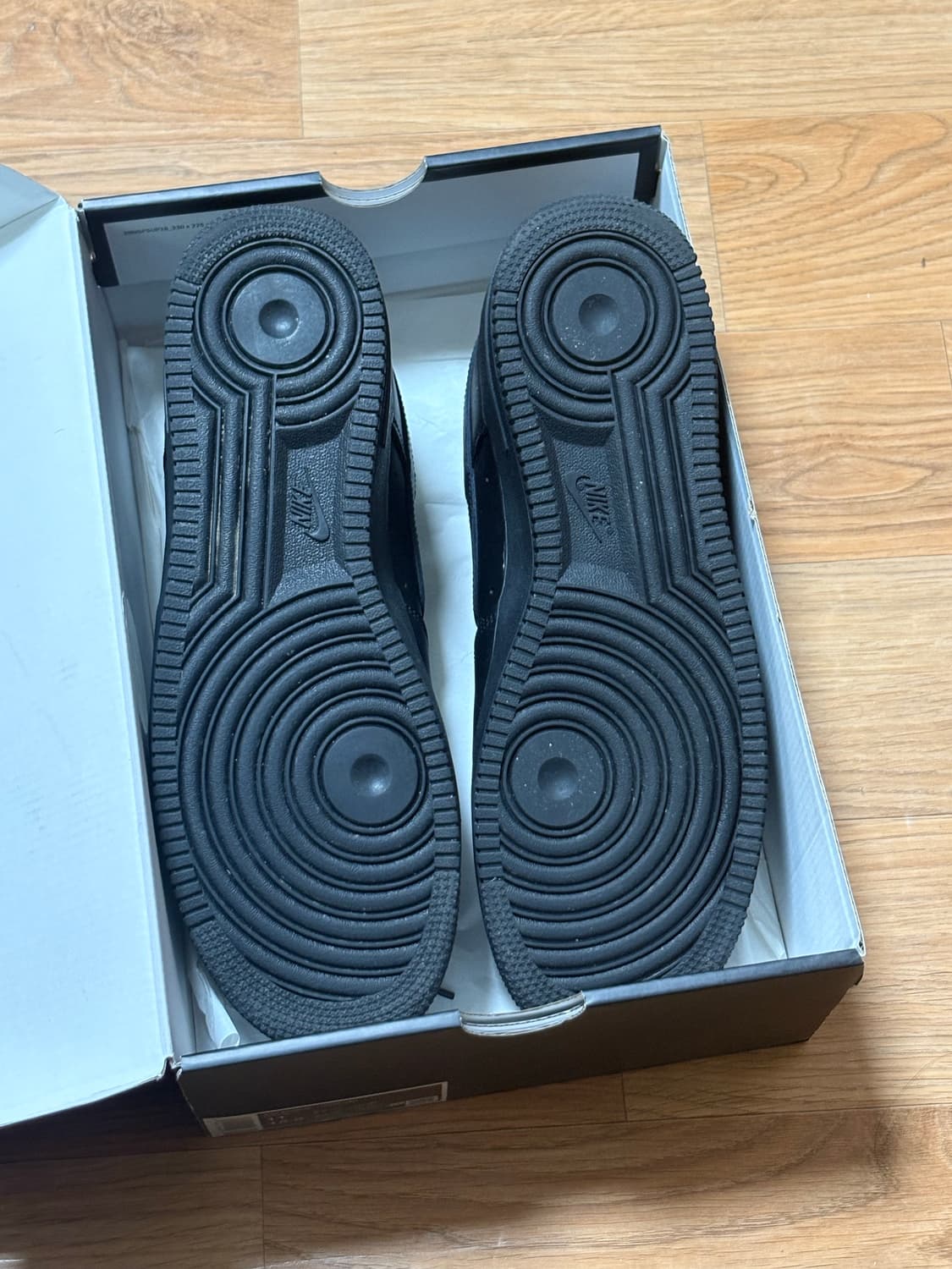 나이키 x 슈프림 에어포스 블랙 상품이미지3