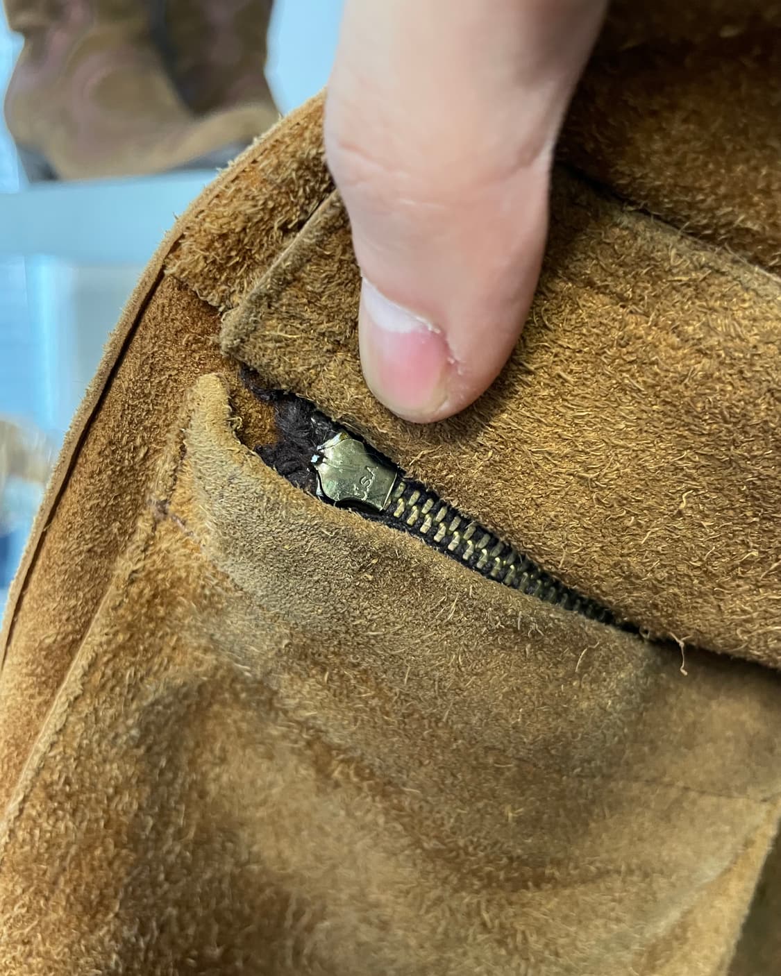 60s 빈티지 스웨이드 리버시블 트러커 자켓 상품이미지10