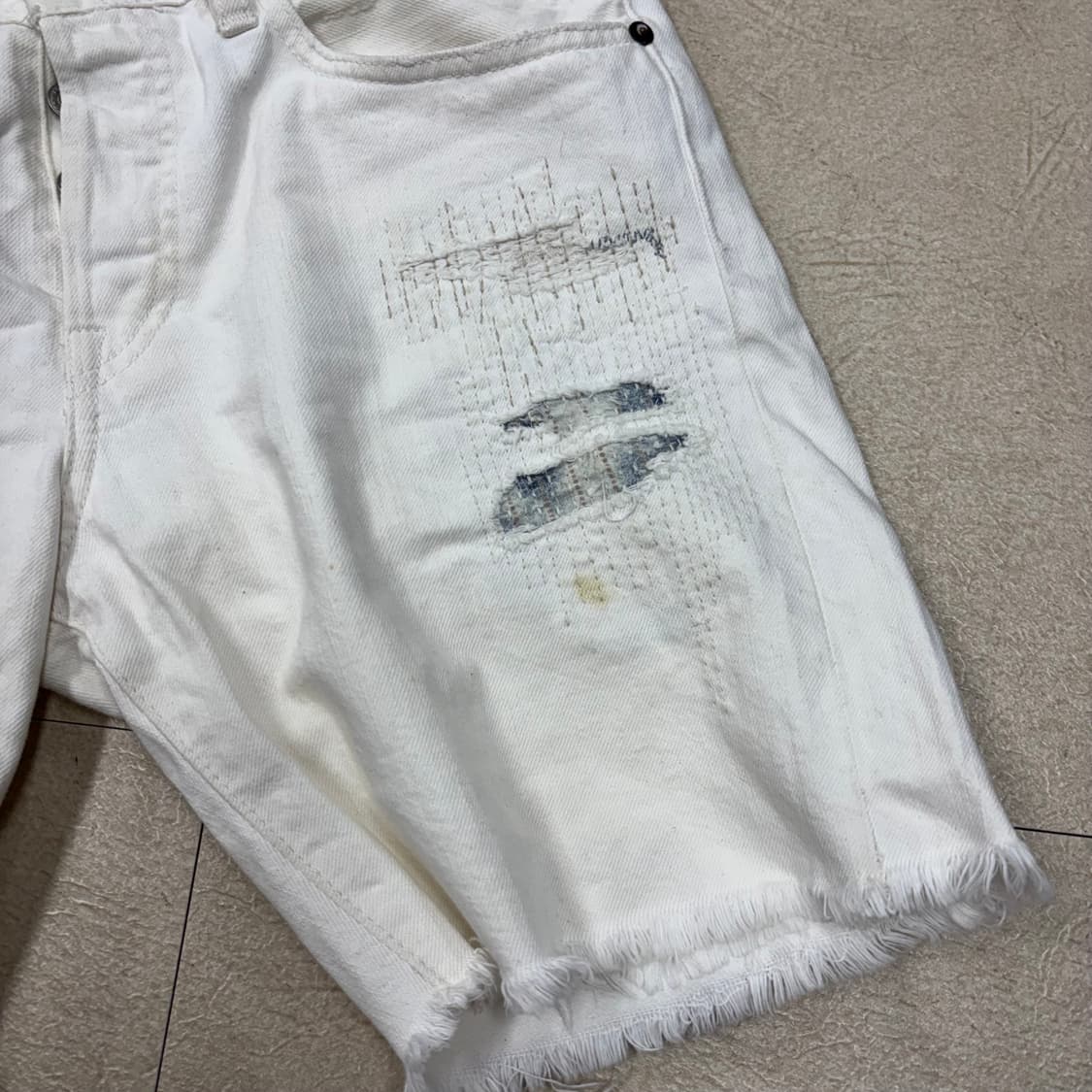 폴로 랄프로렌 패치워크 커팅 반바지 상품이미지2