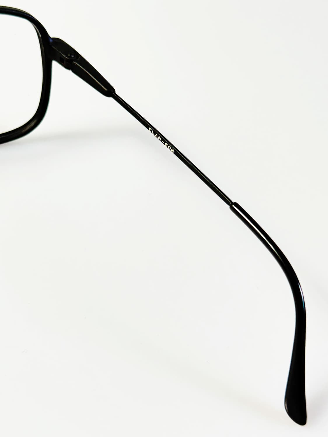 80s ALAN 블랙 뿔테 레트로 스퀘어 빈티지 안경 상품이미지7