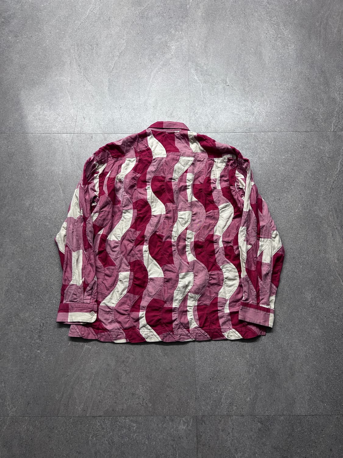 이세이 미야케 맨 패치워크 웨이브 셔츠 상품이미지7