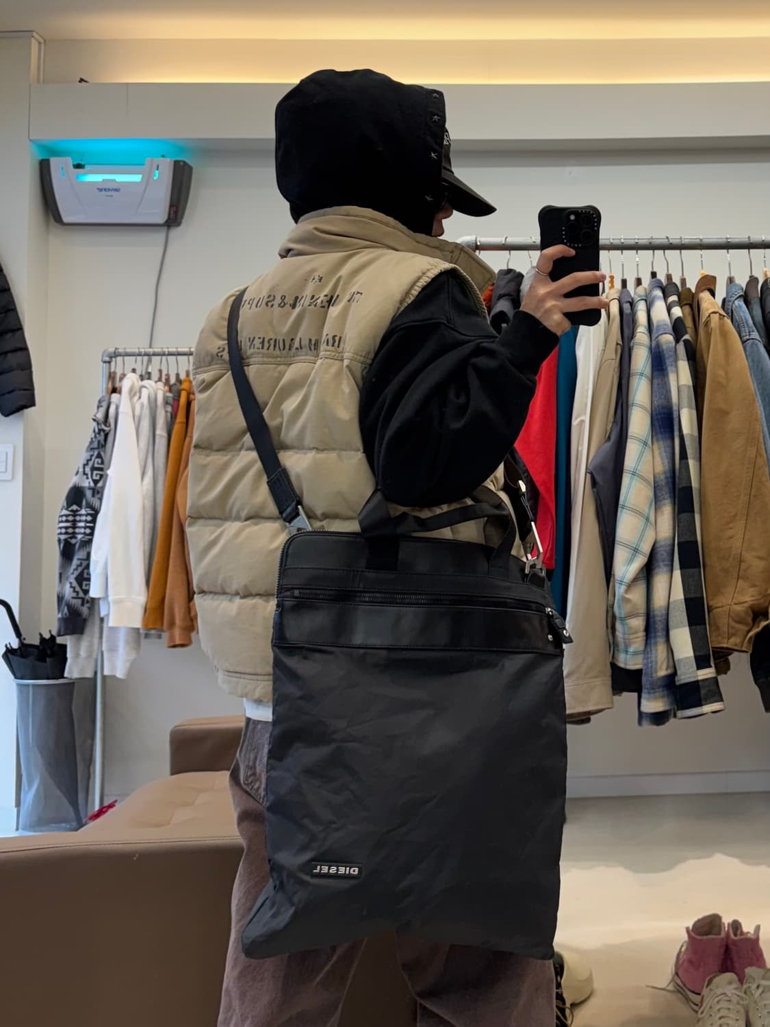 디젤 투 웨이 토트&크로스백 상품이미지7