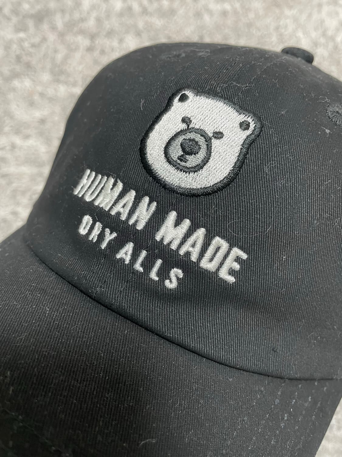 휴먼메이드HumanMade 베어 블랙 캡 Free 상품이미지4