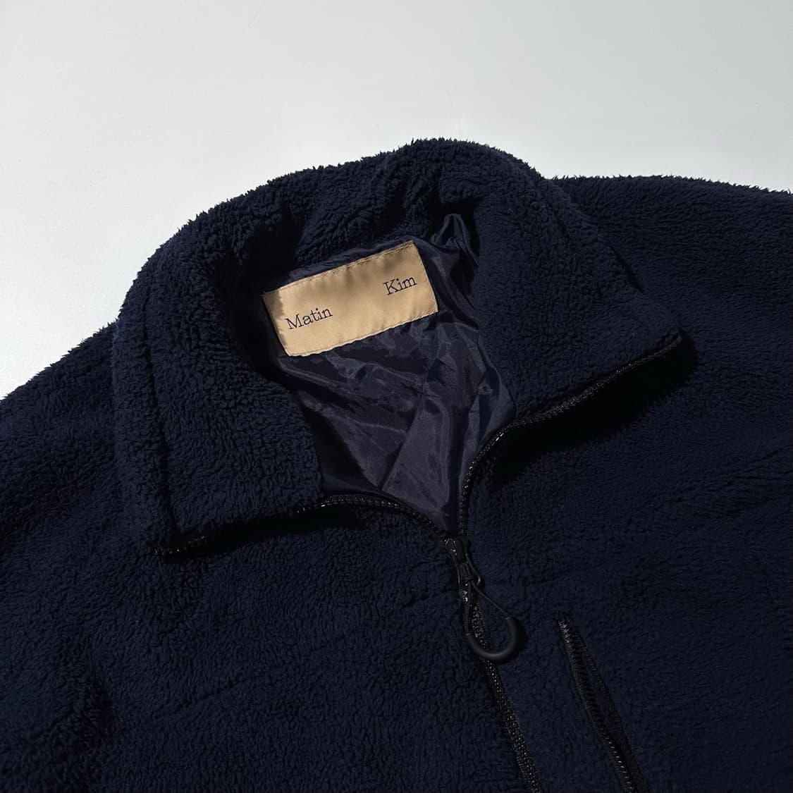 마뗑킴 백로고 후리스 자켓 상품이미지5