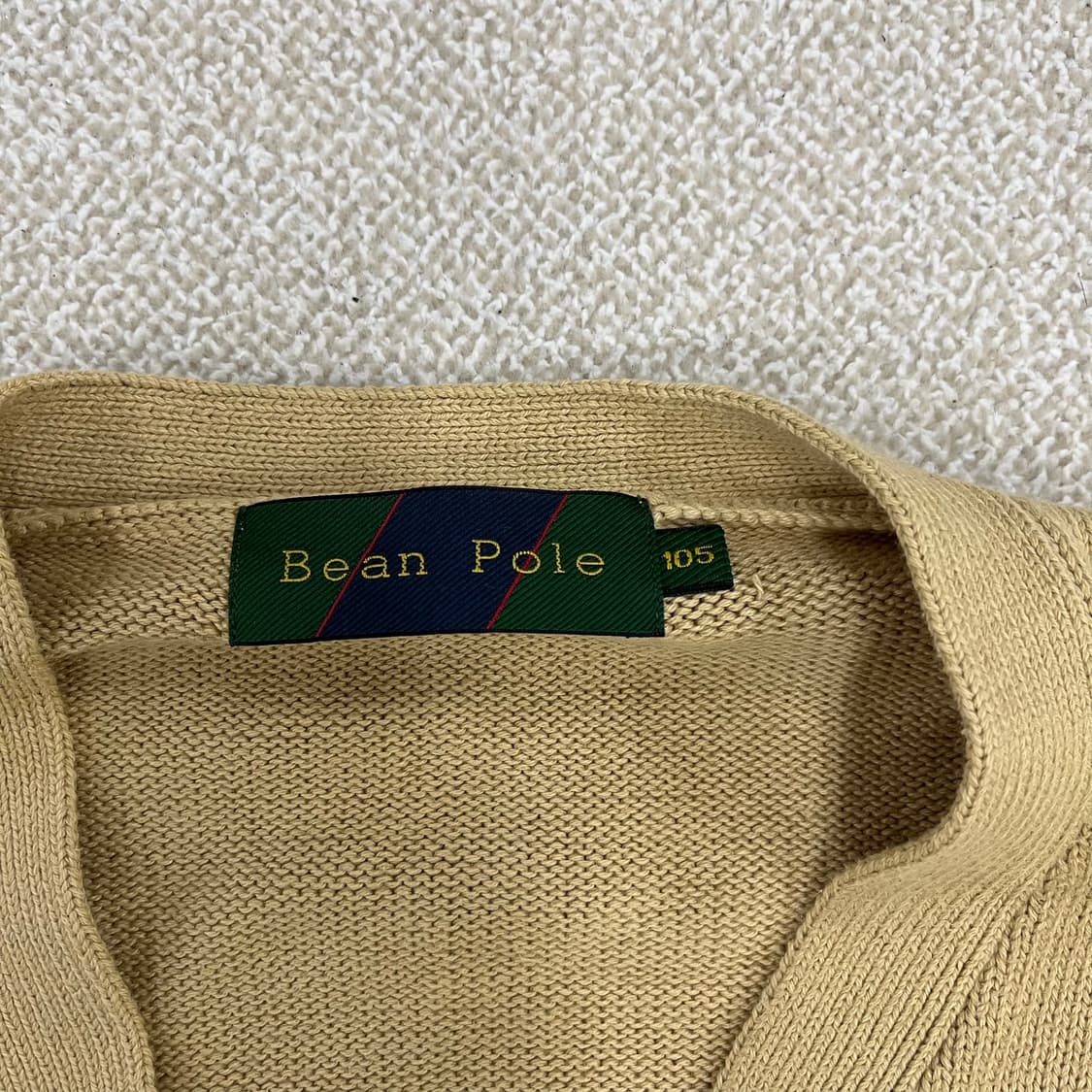 [105] 빈폴 스몰로고 코튼 니트 가디건 0102M1 상품이미지2