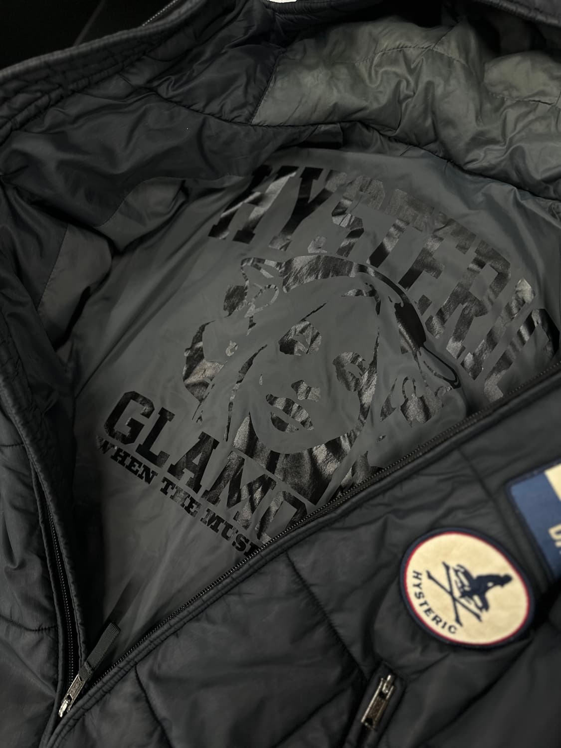 히스테릭 글래머 패치 누빔 자켓 상품이미지5