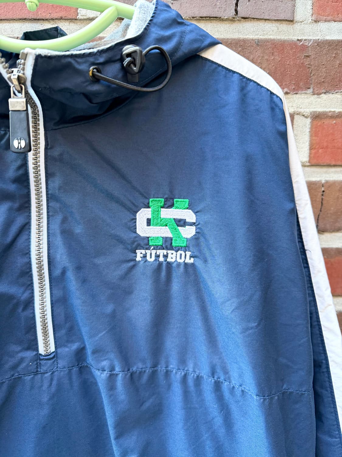 00’s 할로웨이 풋볼 아노락 웜업 하프집업 상품이미지4