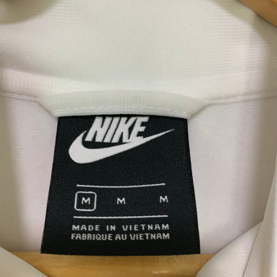 나이키 로고 화이트 배색 트랙탑 져지 무채색 00s M 상품이미지9