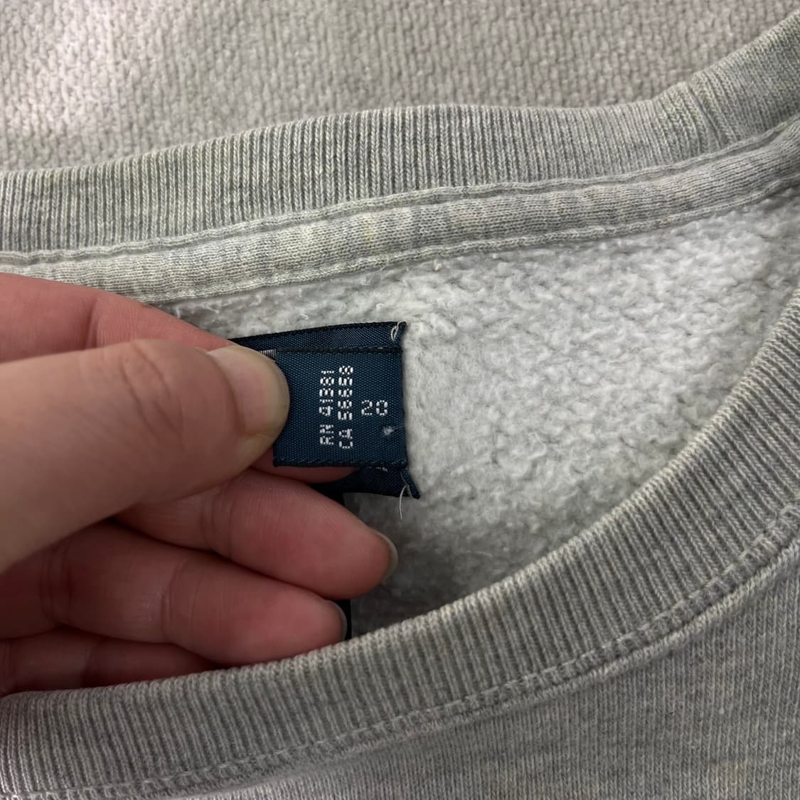 100 폴로랄프로렌 스몰포니 그레이 맨투맨 상품이미지4