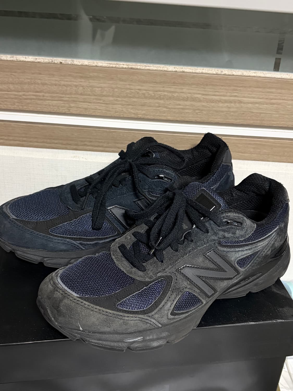 뉴발란스 자운드 JJJJOUND 990V4 네이비 275 상품이미지2