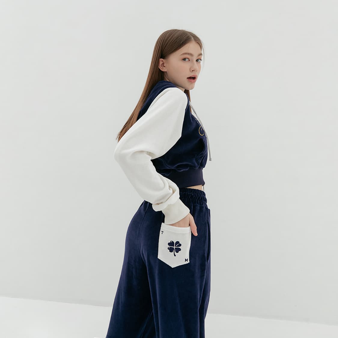 토미라이프 벨로아 벨벳 트레이닝 세트 무료배송 상품이미지2