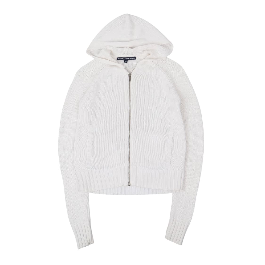 폴로 랄프로렌 화이트 니트 후드집업 상품이미지1