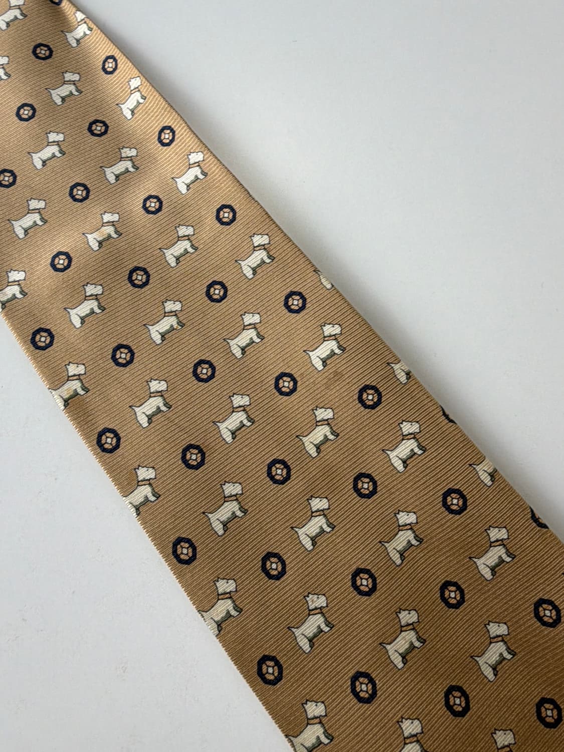 제이프레스(J press) 강아지패턴 실크 넥타이 8.5cm 상품이미지9