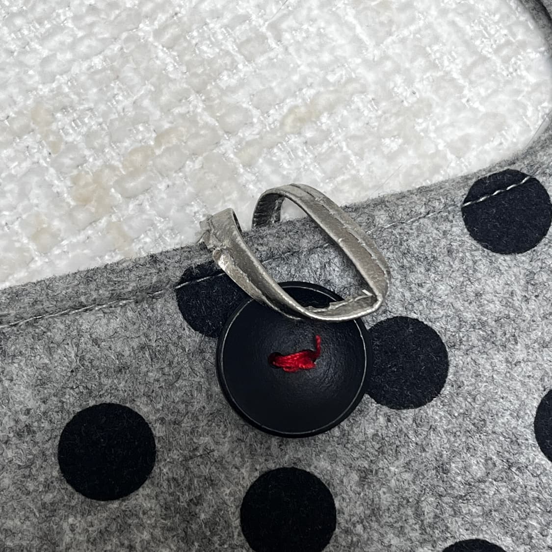 bulle de savon 도트 펠트 토트백 상품이미지8