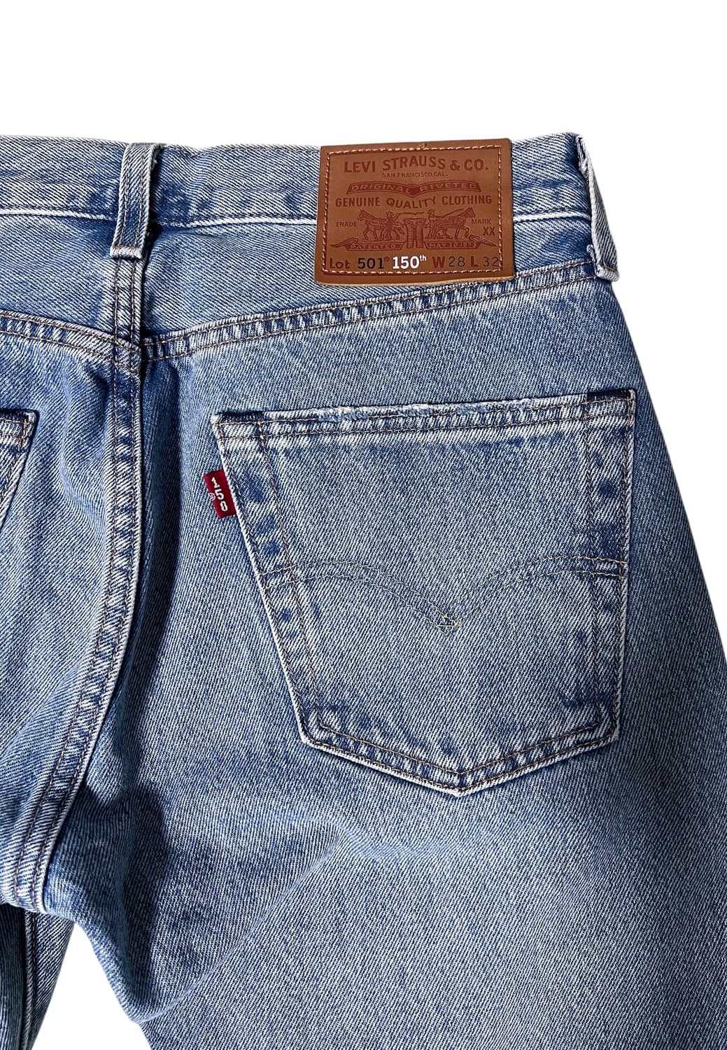 (새상품) 리바이스 501 150주년 기념 에디션 패치워크 데님 팬츠W2 상품이미지7