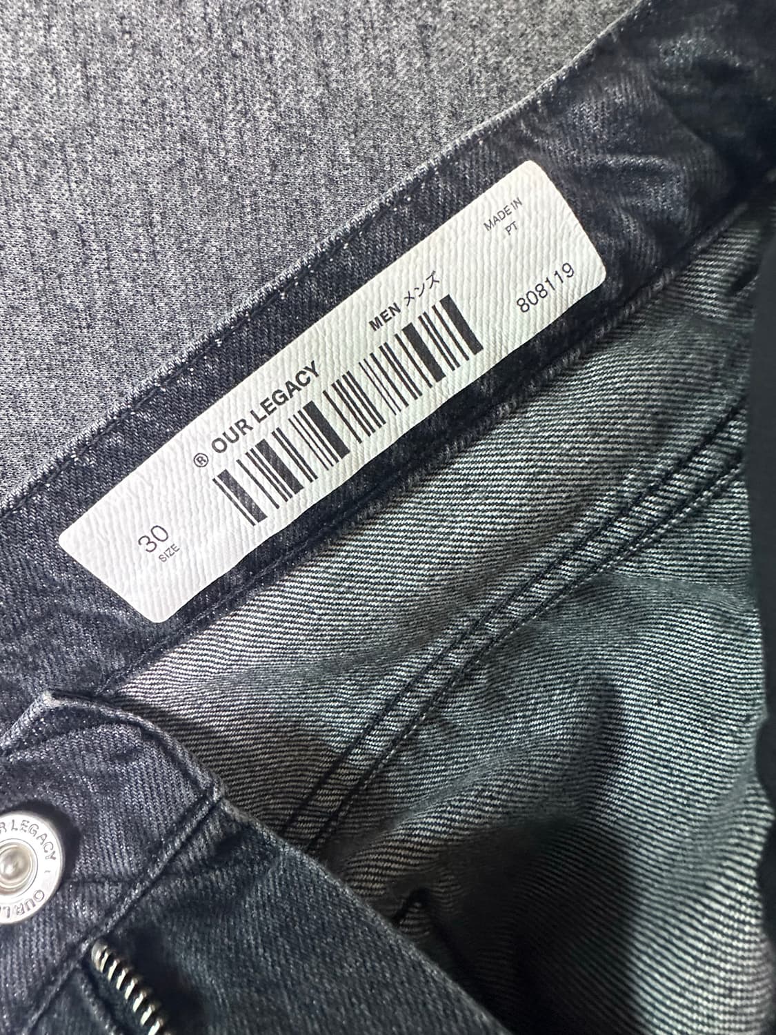 아워레가시 써드컷 슬래쉬 데님 30 상품이미지2